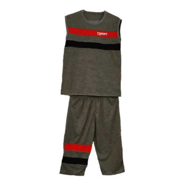 ست تاپ و شلوارک مردانه مدل ریلکس کد 14