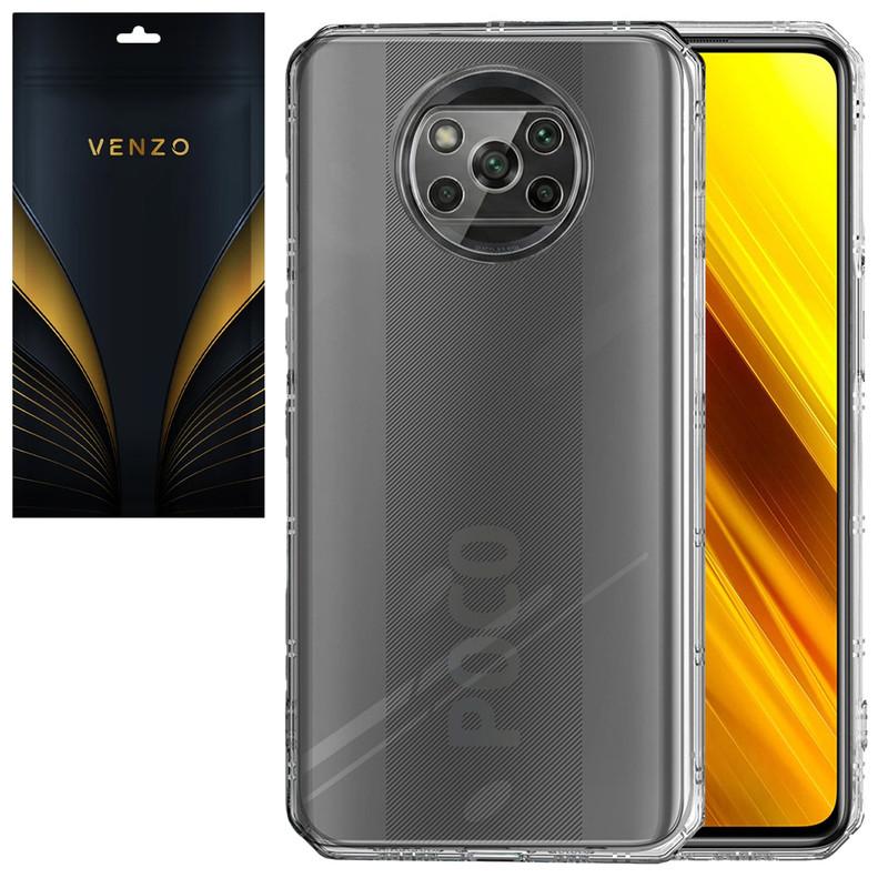 کاور ونزو مدل Crystal مناسب برای گوشی موبایل شیائومی Poco X3 / Poco X3 Pro