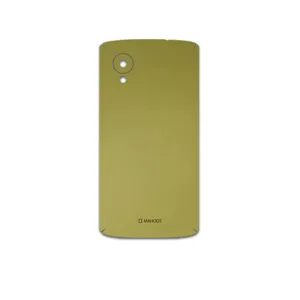 MAHOOT Matte-Gold Cover Sticker for Google Nexus 5