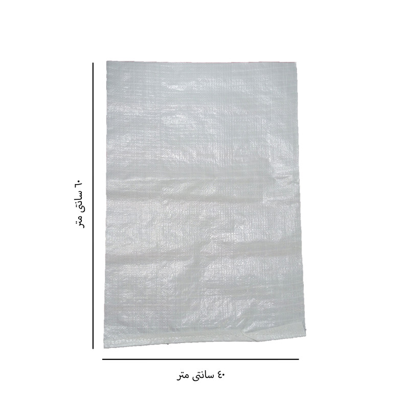 کیسه بسته بندی مدل گونی لمینت ضد رطوبت 40X60 بسته 5 عددی
