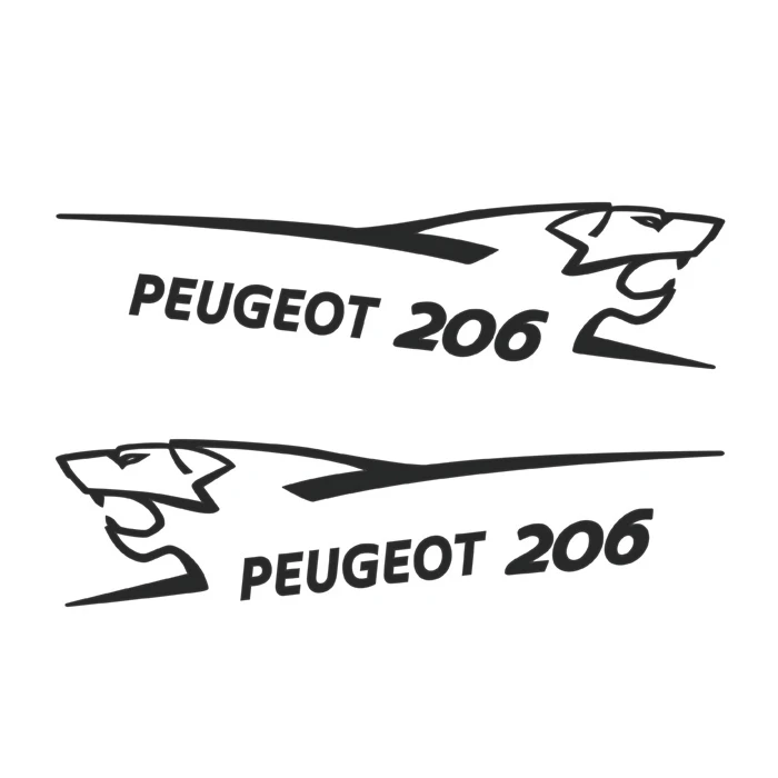 برچسب بدنه خودرو کد S233b بسته 2 عددی