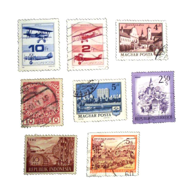 تمبر یادگاری مدل ملل کد DS1691 مجموعه 8 عددی