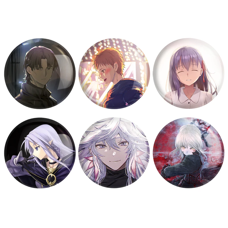 مگنت خندالو طرح انیمه فیت استی نایت Fate Stay Night کد 1402A مجموعه 6 عددی