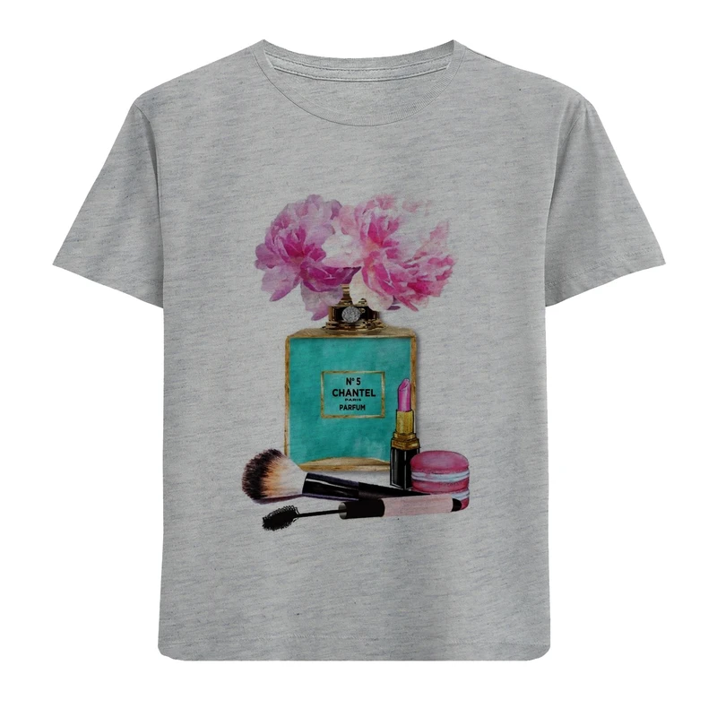 تی شرت دخترانه مدل ادکلن M18