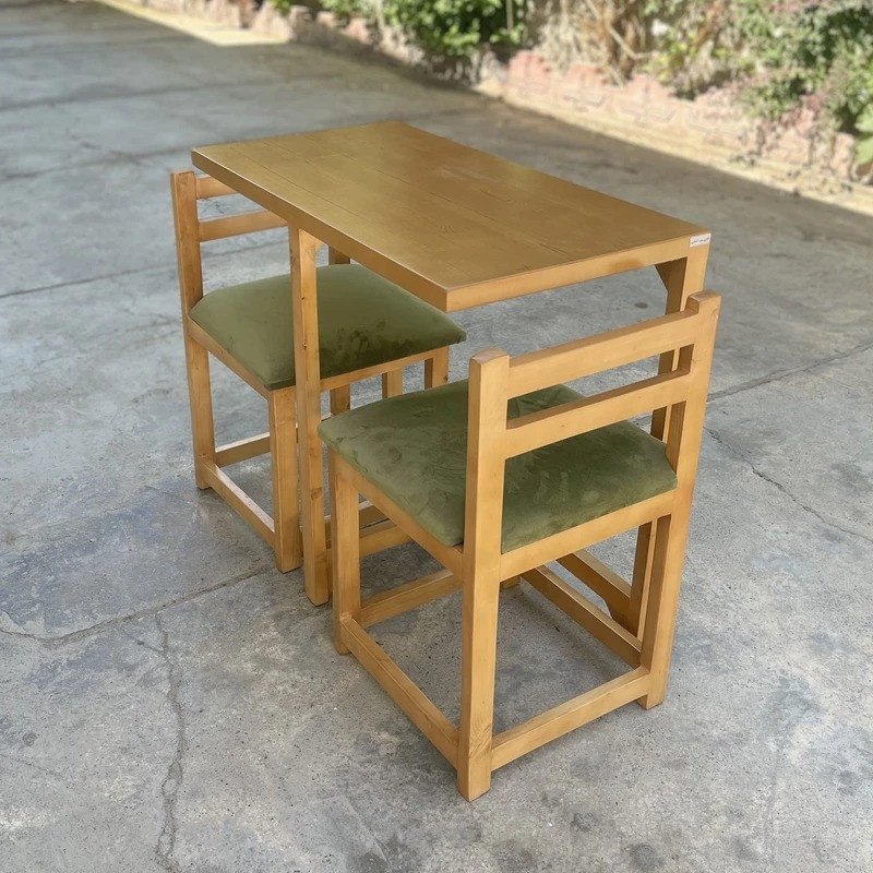 میز و صندلی ناهارخوری دو نفره گالری والریان مدل M-CH-302