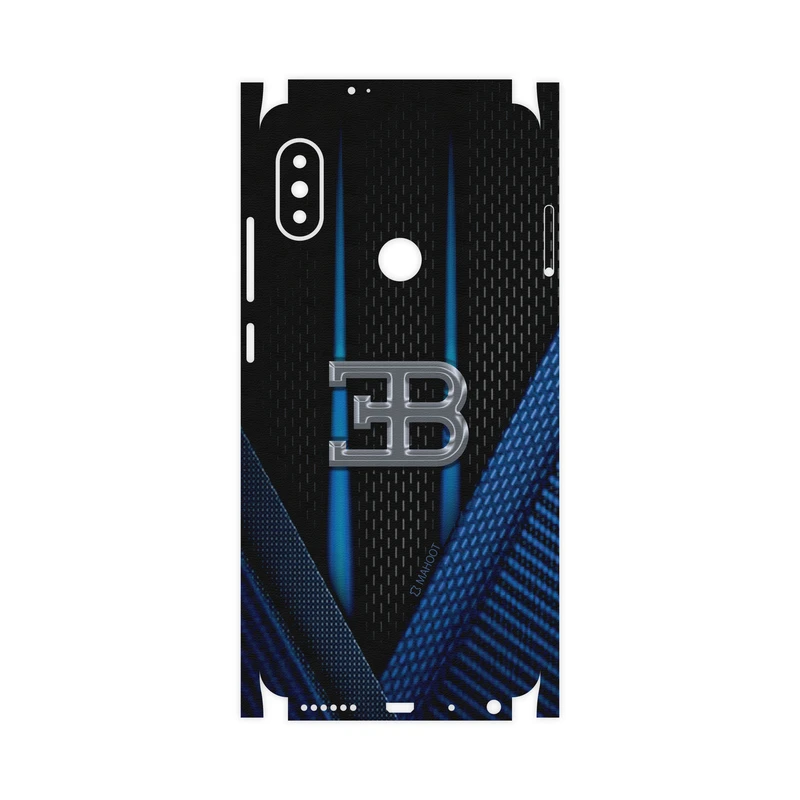 برچسب پوششی ماهوت مدل BUGATTI-FullSkin مناسب برای گوشی موبایل شیائومی Redmi Note 5 Pro