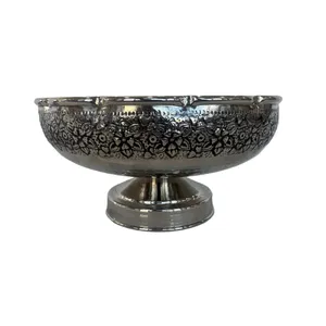 شکلات خوری مسی مدل گلدار