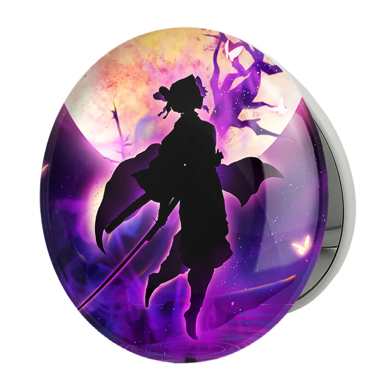 آینه جیبی خندالو طرح شینوبو کاکوچو انیمه شیطان کش مدل تاشو کد 11490 