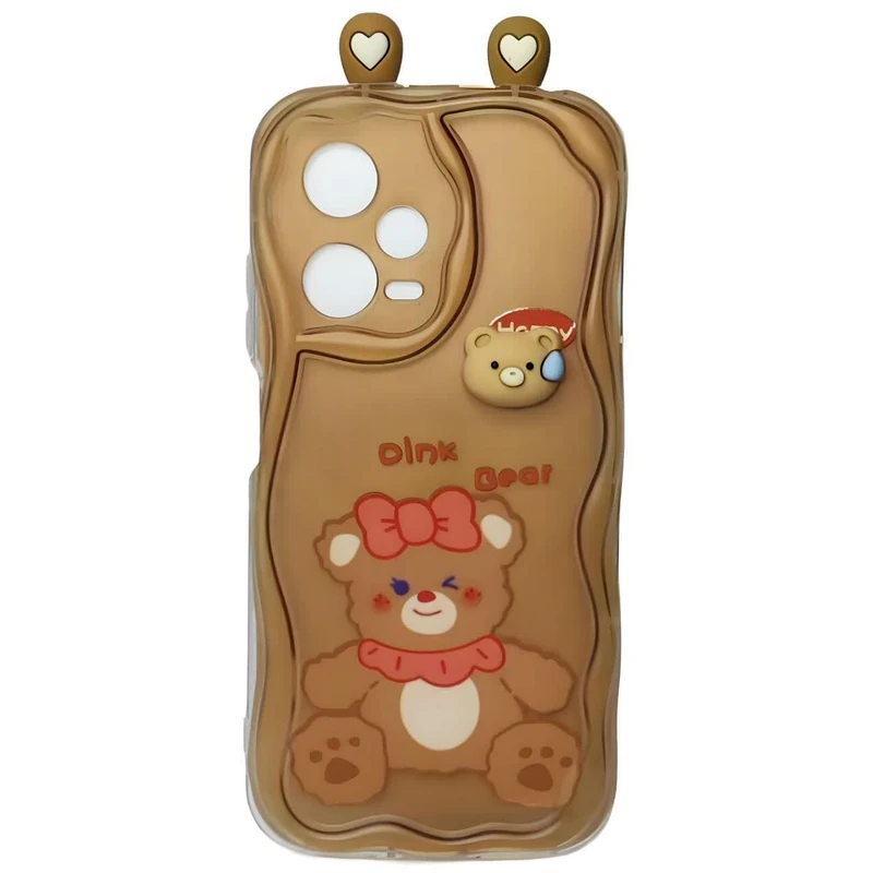 کاور قاب آوش طرح عروسکی مدل 329AA مناسب برای گوشی موبایل شیائومی REDMI NOTE12 PRO 5G