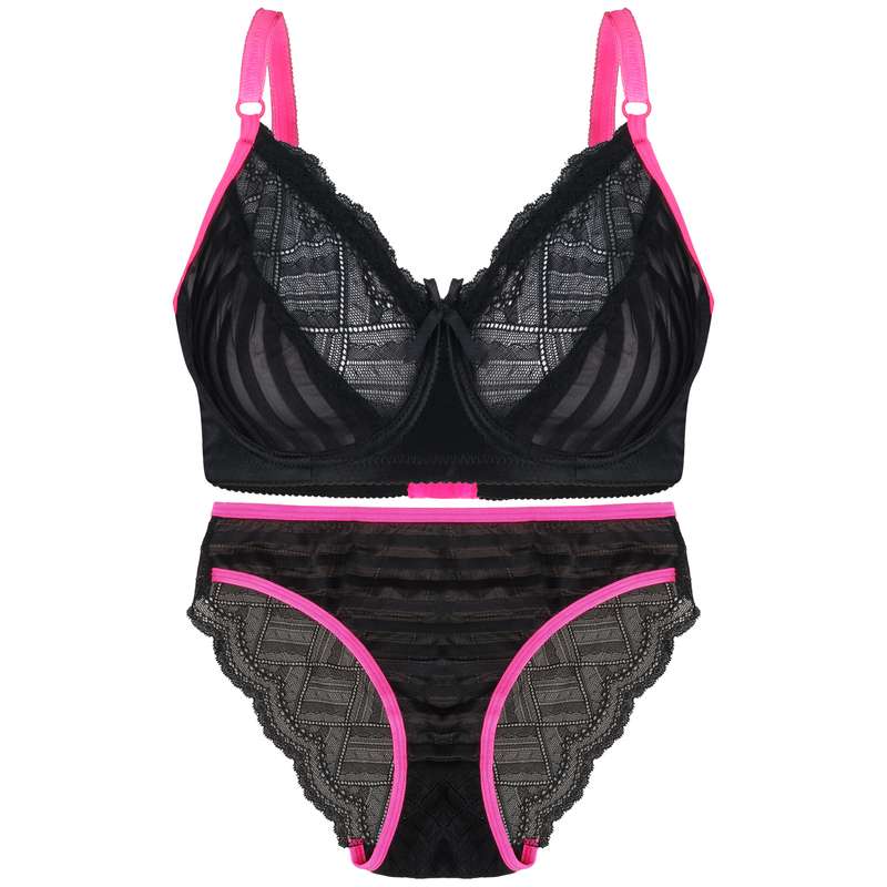 ست شورت و سوتین زنانه مدل فنردار