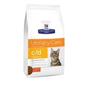 غذای خشک گربه بالغ هیلز مدل Urinary care وزن 1.5 کیلوگرم