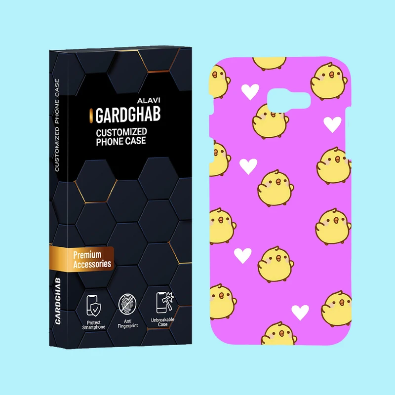 کاور گارد قاب علوی مدل پترن فانتزی مناسب برای گوشی موبایل سامسونگ Galaxy A720 / A7 2017