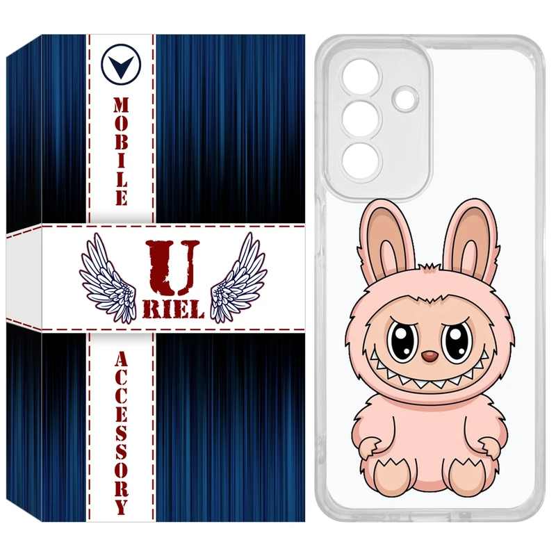 کاور یوریل مدل Clear کد 138 طرح لبوبو Labubu مناسب برای گوشی  موبایل سامسونگ Galaxy A17