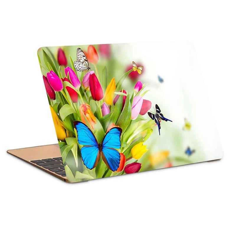استیکر لپ تاپ طرح Butterflies-25 کد P-690 مناسب برای لپ تاپ 15.6 اینچ