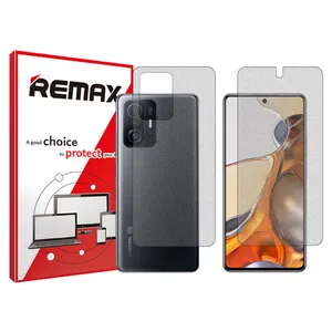 Remax brand shockproof Matte screen protector glass for Xiaomi 11T Pro along with the back protector