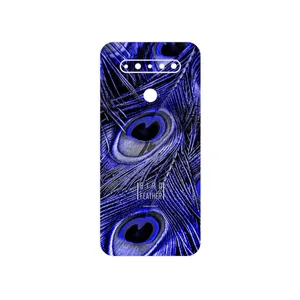 MAHOOT Purple Feather Cover Sticker for LG K51s