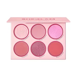 پالت رژ گونه مات شگلم مدل Floral Flush شماره Blushing Bouquet