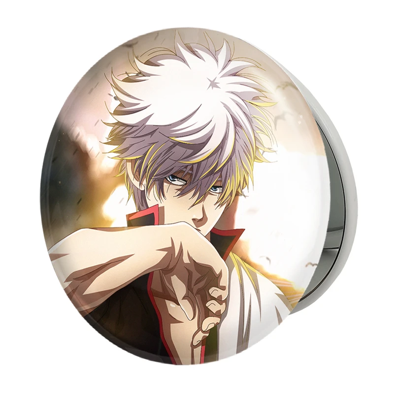 آینه جیبی خندالو طرح گینتوکی انیمه گینتاما مدل تاشو کد 12929 