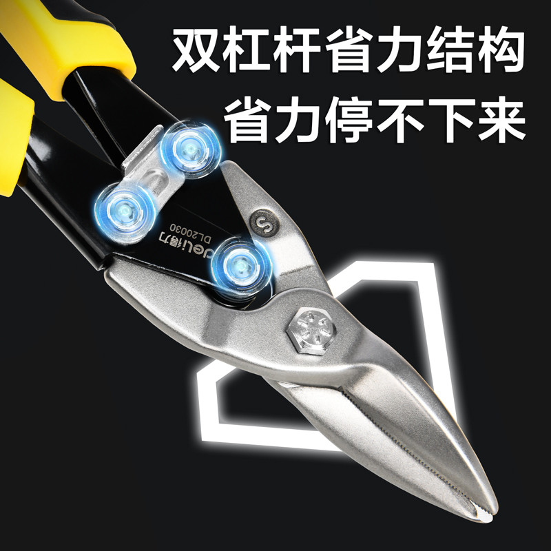 قیچی آهن بر دلی مدل DL20030 سایز 10 اینچ