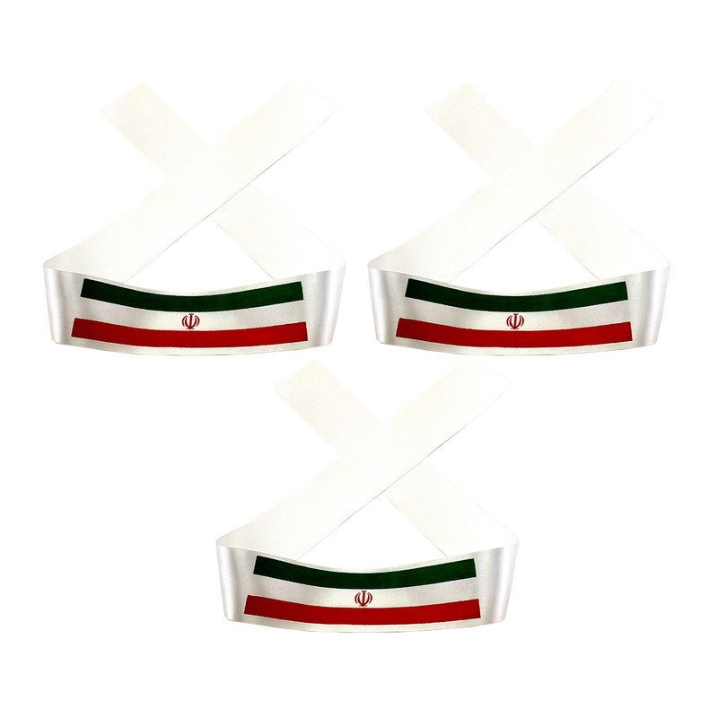سربند مدل پرچم ایران بسته 3 عددی