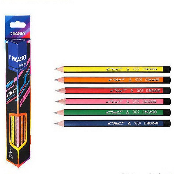 مداد مشکی پیکاسو مدل Chic کد 1188بسته 12 عددی