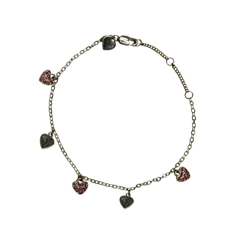 دستبند زنجیری زنانه تاش مدل قلب