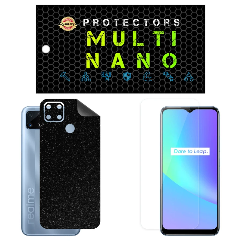 محافظ صفحه نمایش مولتی نانو مدل X-SFG مناسب برای گوشی موبایل ریلمی C25 به همراه برچسب پوششی
