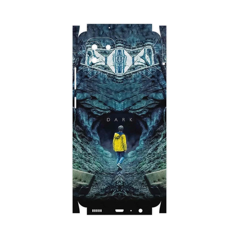 برچسب پوششی ماهوت مدل Dark-FullSkin مناسب برای گوشی موبایل سامسونگ Galaxy A03