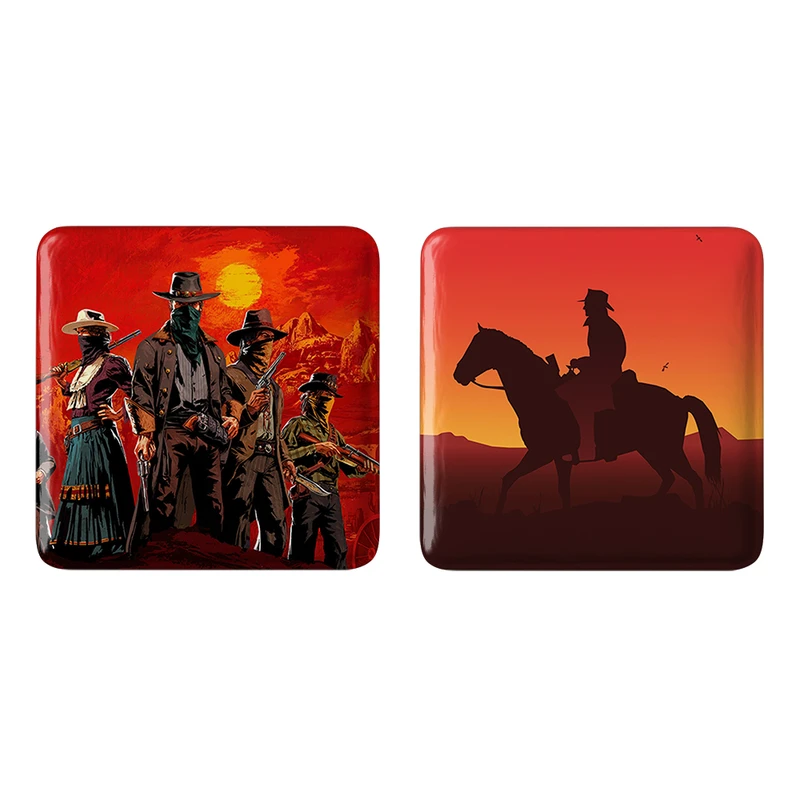 مگنت خندالو طرح رد دد Red Dead کد 1029210299مجموعه 2 عددی