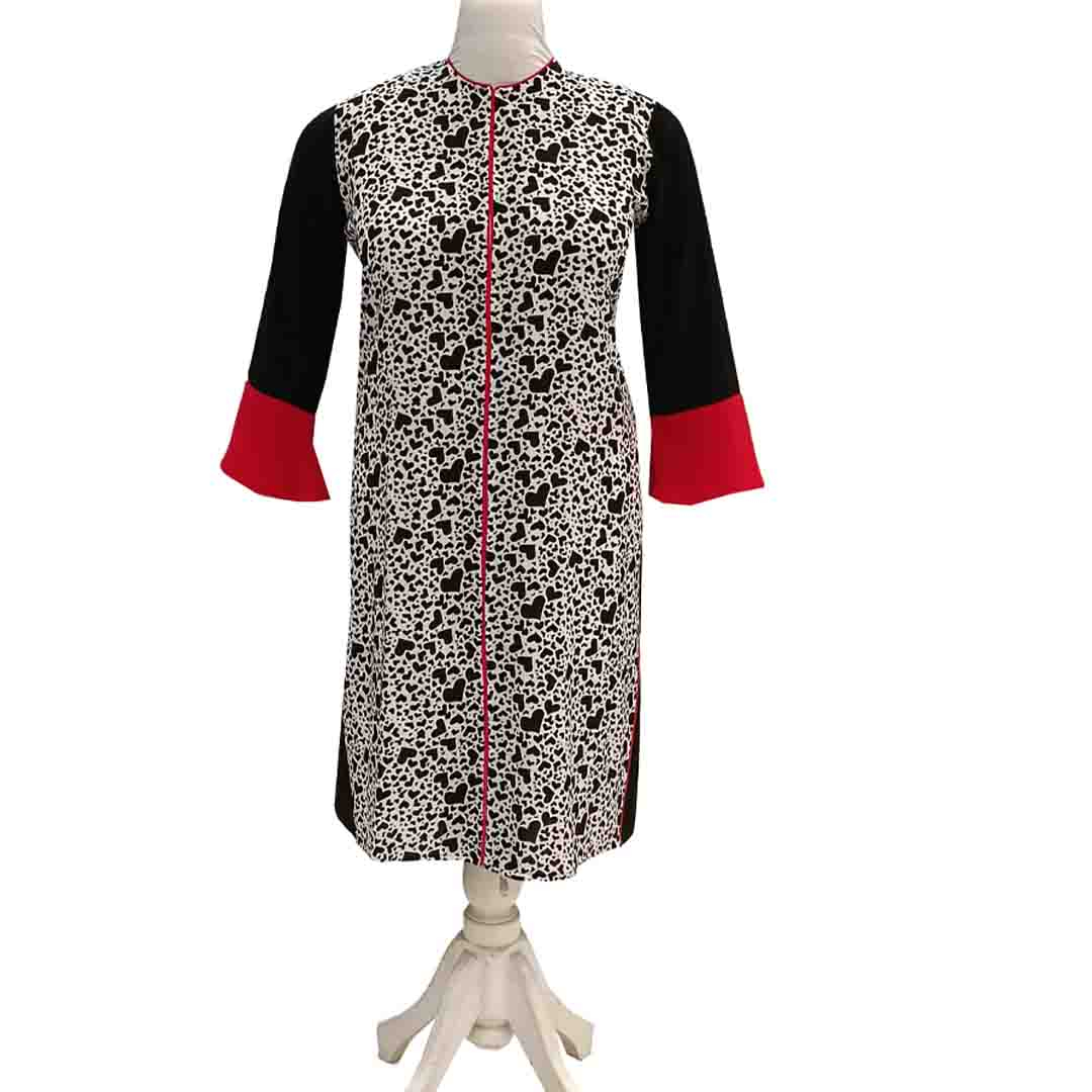 مانتو زنانه مدل قلبی کد 3032