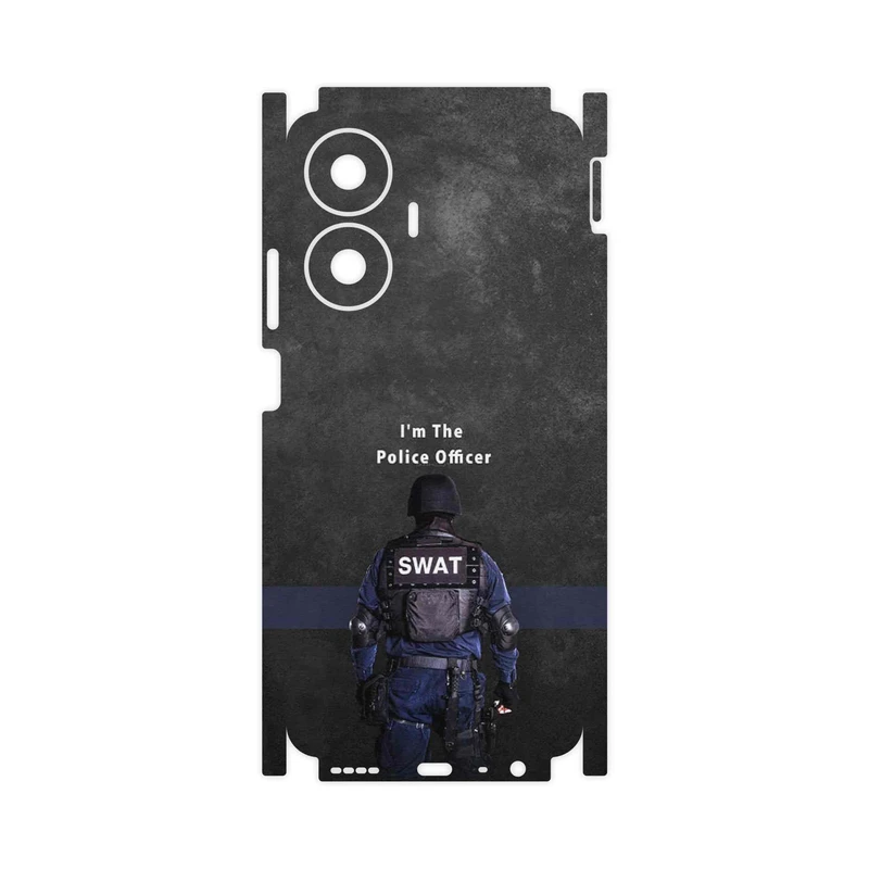 برچسب پوششی ماهوت مدل Police Officer-FullSkin مناسب برای گوشی موبایل ریلمی C55