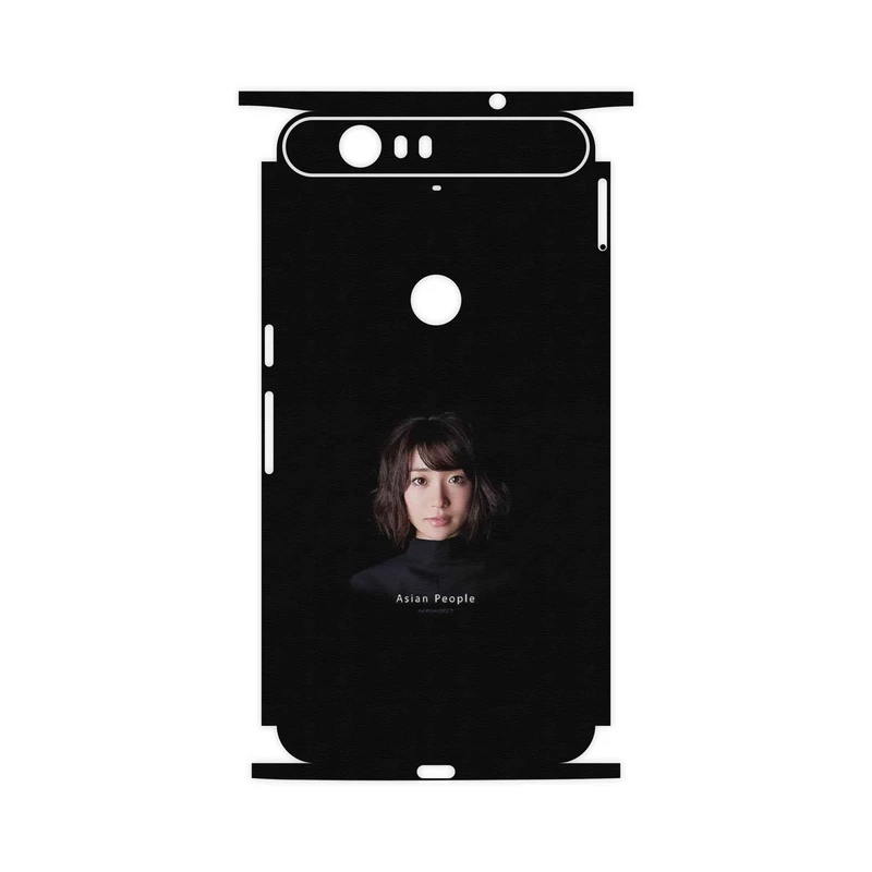 برچسب پوششی ماهوت مدل Portrait of an Asian Woman-FullSkin مناسب برای گوشی موبایل گوگل Nexus 6P