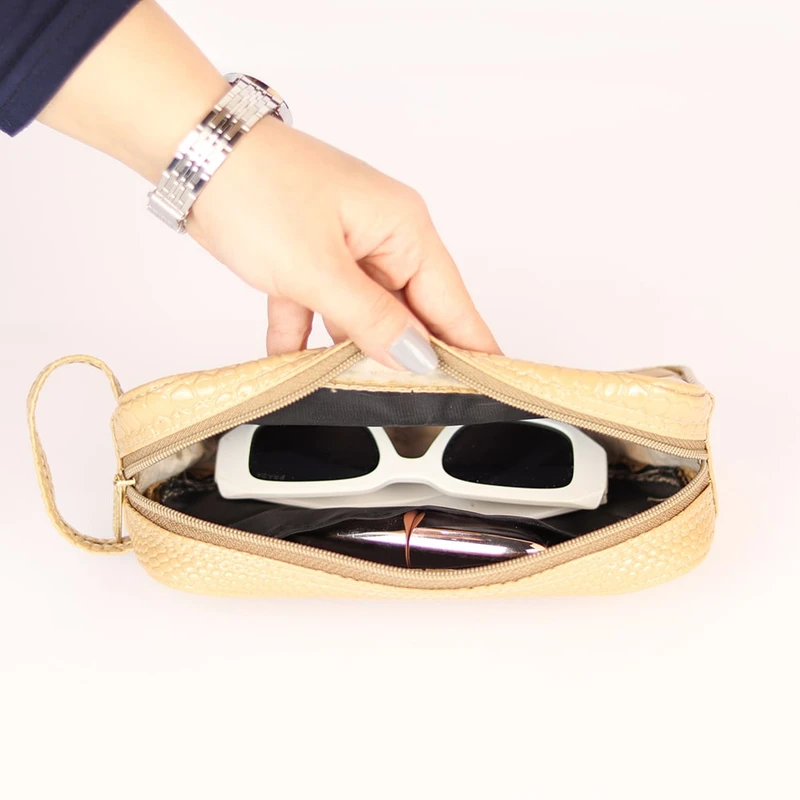 عکس شماره 18 : کیف لوازم آرایش زنانه مدل پوست ماری کیفت