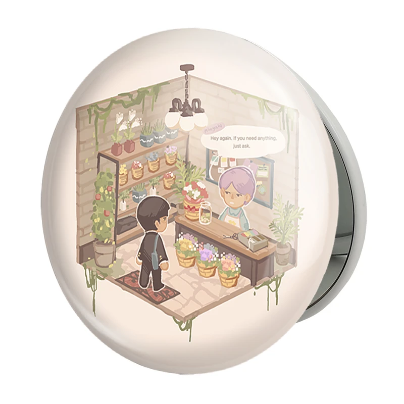 آینه جیبی خندالو طرح بازی انیمال کراسینگ (Animal Crossing) مدل تاشو کد 32683