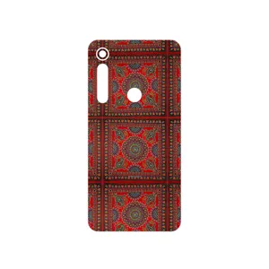 MAHOOT Embroidered Rug Cover Sticker for Motorola One Macro