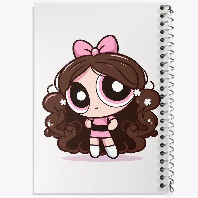 دفتر نقاشی 50 برگ خندالو طرح دختران نیرومند (The Powerpuff Girls) کد N2113