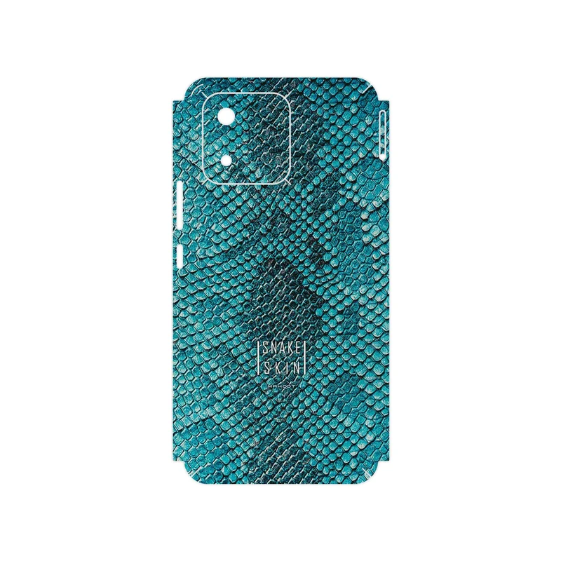 برچسب پوششی ماهوت مدل Blue Snake Skin مناسب برای گوشی موبایل آنر X5