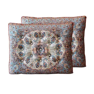 پشتی ترمه طرح سنتی مدل سالار کد10073بسته 2 عددی