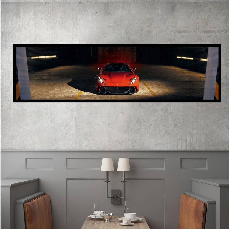 تابلو بکلیت طرح اتومبیل ماشین فراری مدل B-7849