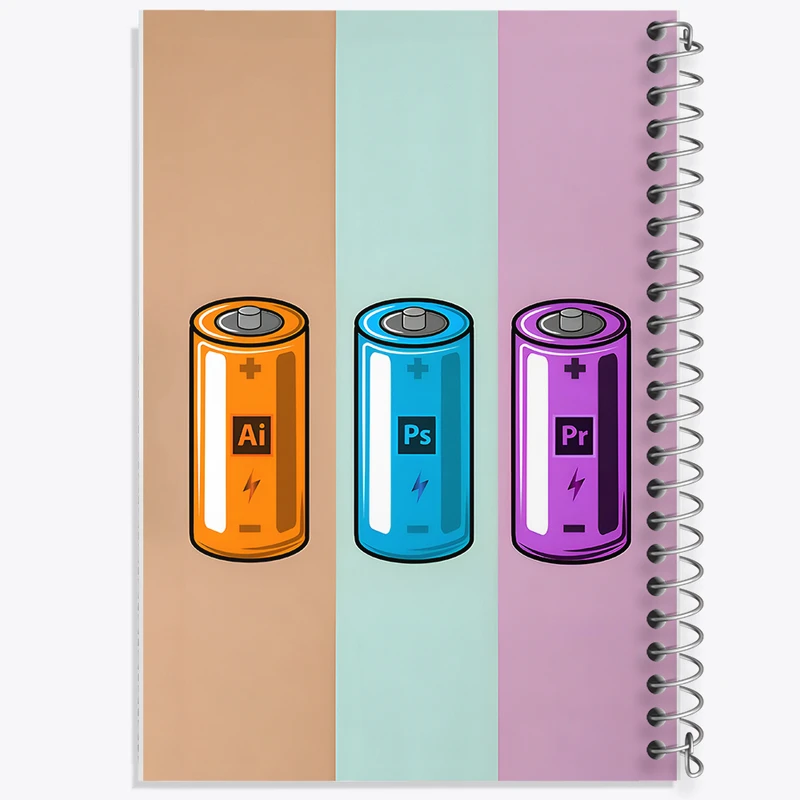 دفتر شطرنجی 50 برگ خندالو طرح دیزاینر (Desiigner) کد N3736