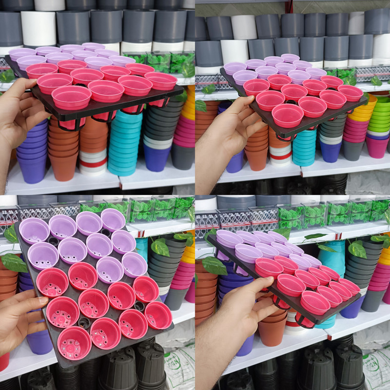 سینی نشا مدل جایگذاری گلدان بسته ۲۰عددی