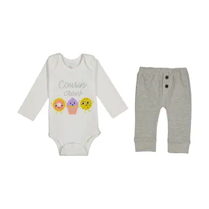 ست بادی و شلوار نوزادی آدمک مدل 2171230-01