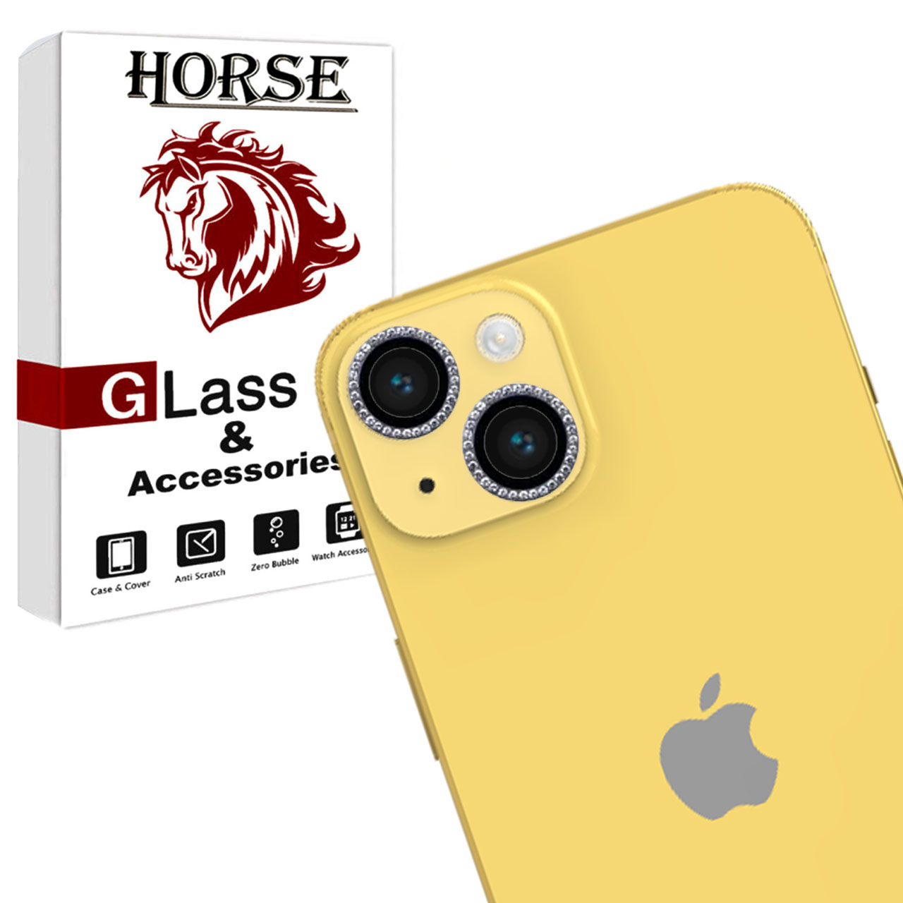 محافظ لنز دوربین هورس مدل DIAMONDLH مناسب برای گوشی موبایل اپل iPhone 14