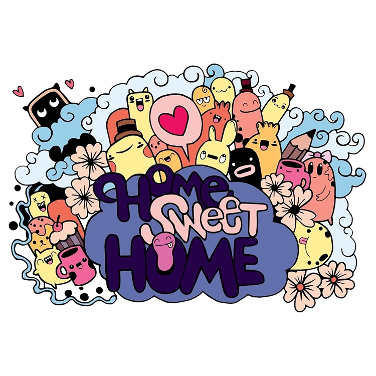 استیکر پارچه و لباس پاد آفرین مدل کارتونی کد S570