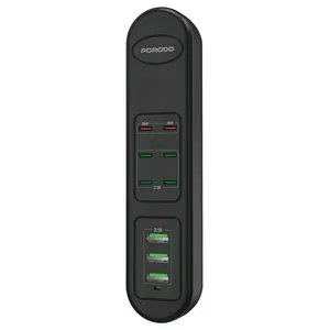 شارژر رومیزی 50وات پرودو مدل 50W Multi-Port USB Charging HUB