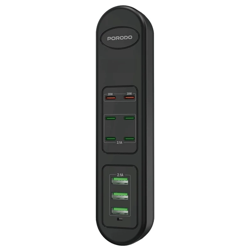 شارژر رومیزی 50وات پرودو مدل 50W Multi-Port USB Charging HUB