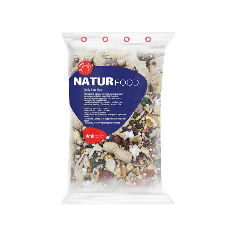 غذای همستر نیچرفود مدل 2 ستاره وزن 1 کیلوگرم