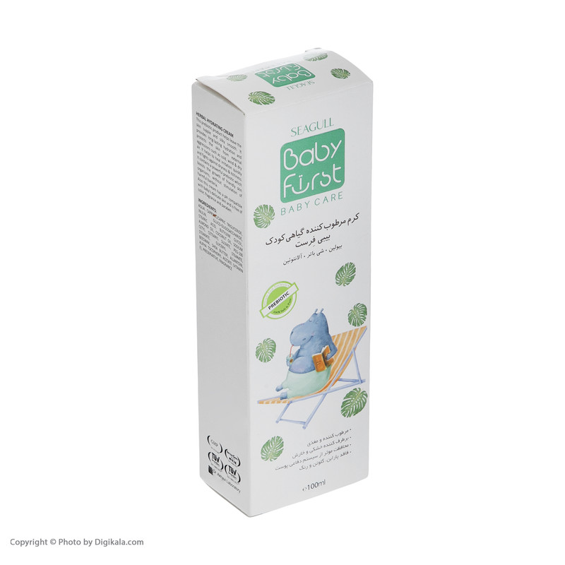 کرم مرطوب کننده کودک بیبی فرست مدل Biolin حجم 100 میلی لیتر