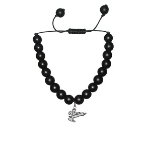 دستبند مهره ای هایکا طرح ورزشی رزمی کار کد bd.ha 55