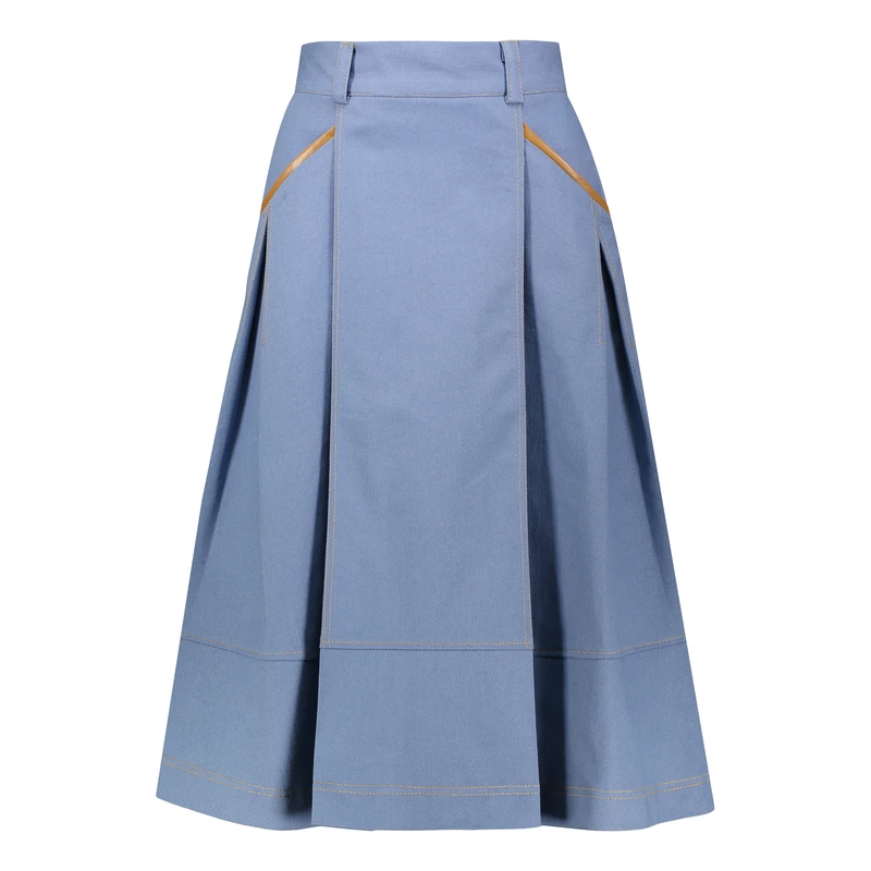 دامن پلیسه‌دار زنانه گره استایل مدل آپاچی